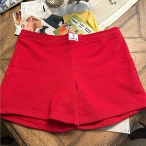 Parke Heritage Mini Sweatshorts firecracker red XL